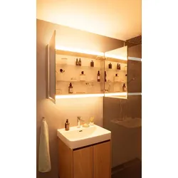 Schneider Spiegelschrank GRLL 70/2/LED, 4000K, eloxiert, DE Modell, 116.670.02.50 116.670.02.50