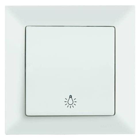 Mutlusan Candela Taster Licht Schalter Unterputz weiss (31529200)