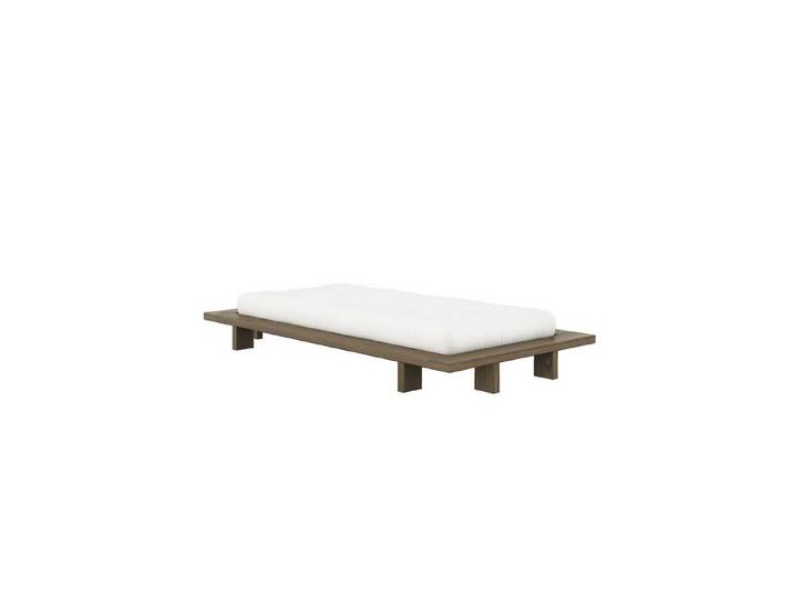 Karup Design Futonbett Bettgestell JAPAN BED Futonbett aus FSC®-zertifiziertem Massivholz (Mit Lattenrost), zeitlos, bequem & in mehreren Farben und Größen erhältlich