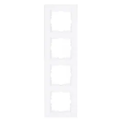Kopp 402813008 HK07-Abdeckrahmen 4-fach Farbe:arktisweiß