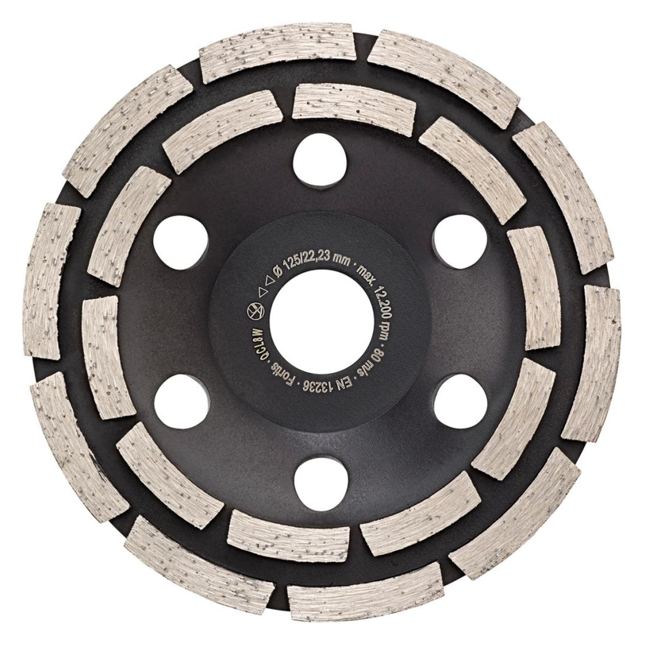 Fortis Diamant Schleifteller Power Duo 125 mm zweireihig (4317784704830)