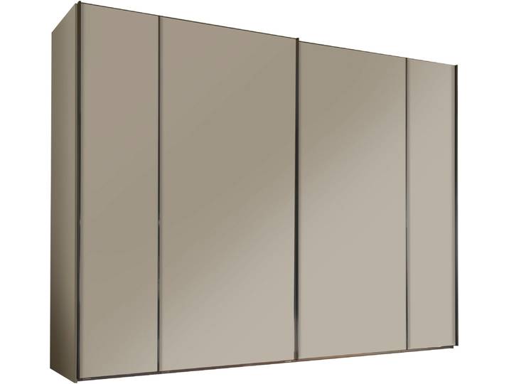 Schwebetürenschrank, Holzwerkstoff, Beige, 270×240×68 cm, 2 Türen, Modern, Staud