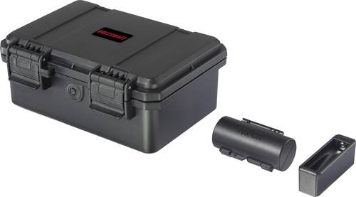 VOLTCRAFT Outdoor Akku-/Batteriekoffer 58x Mignon (AA), Micro (AAA), Mini (AAAA), Knopfzellen (L x B x H) 18.4 x 13.2 x 7.7cm
