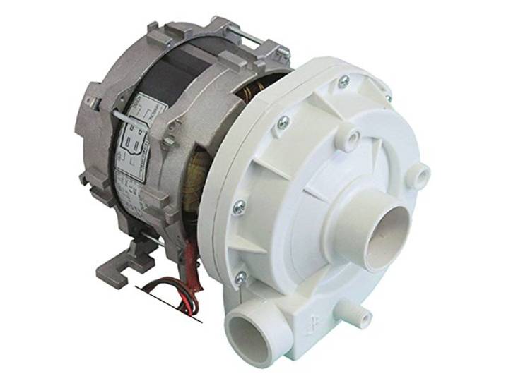 LGB ZF320SX Pumpe für Spülmaschine Lamber L21, F85, 050F, 050F-Dep, L20, F85-Dep 0,7kW/0,95PS 230V Eingang ø 45mm Ausgang ø 39mm