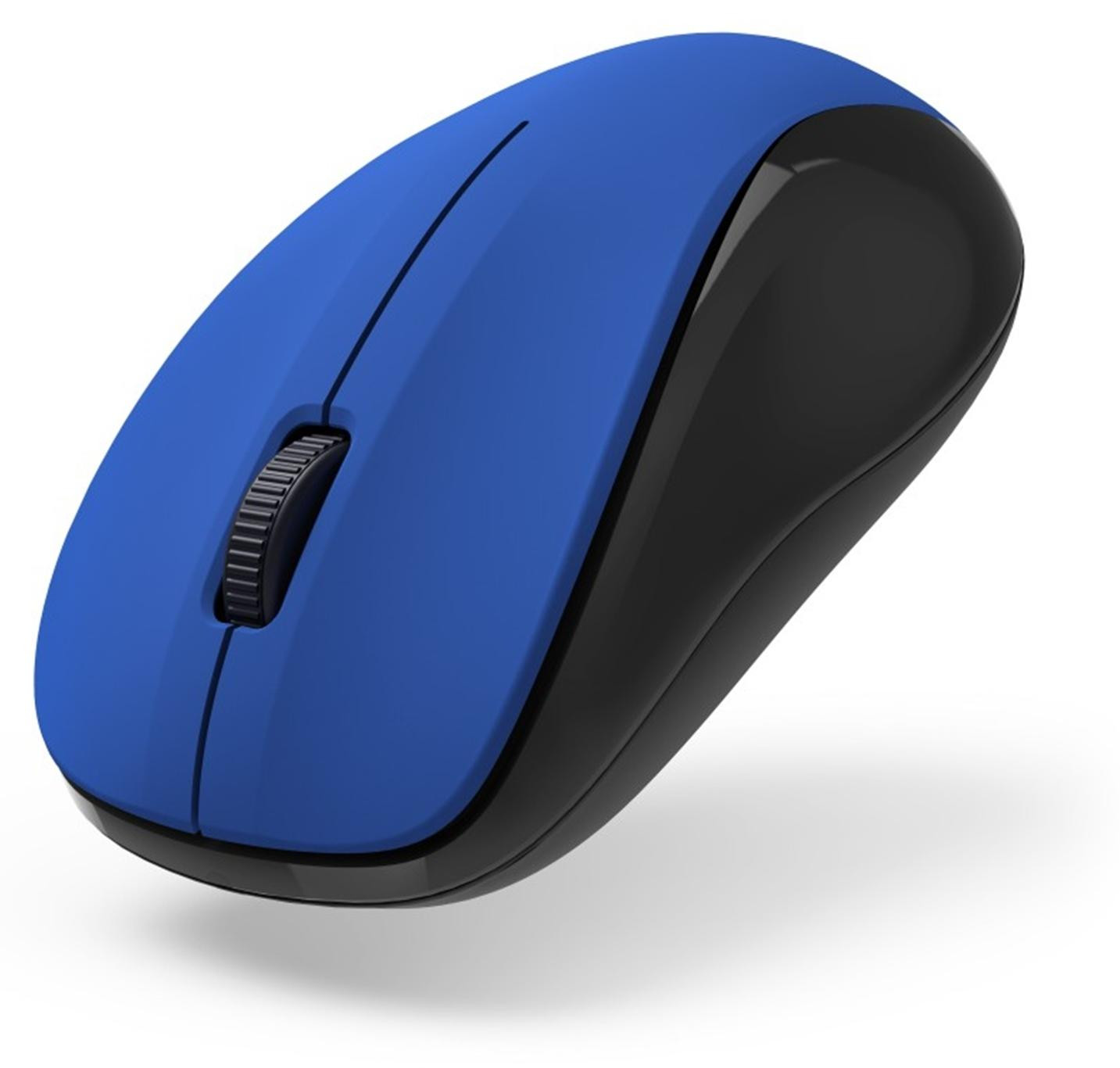 Hama MW-300 V2 Draadloze Optische Muis, RF, 1200 DPI, Zwart-Blauw