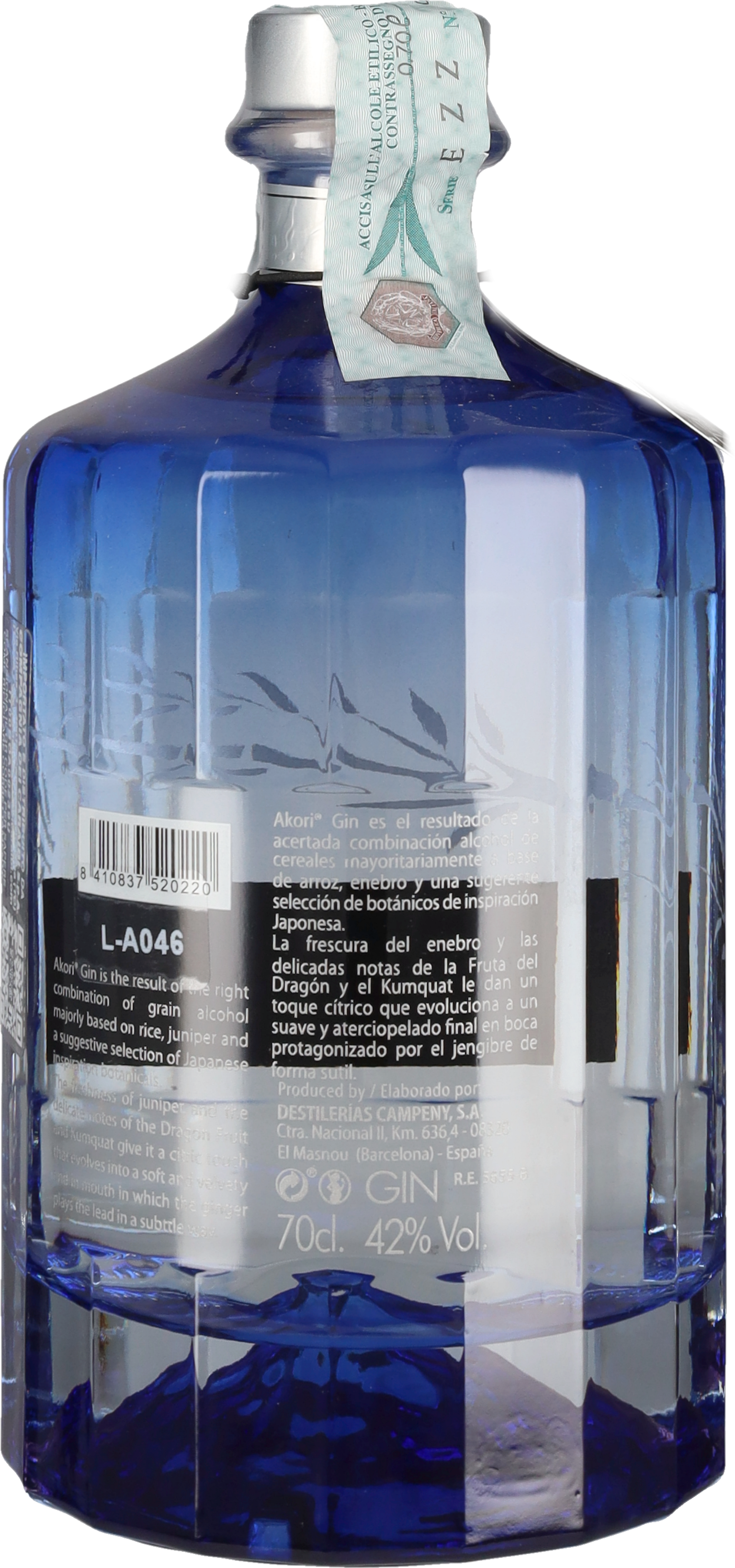Destilerias Campeny Gin Premium Akori