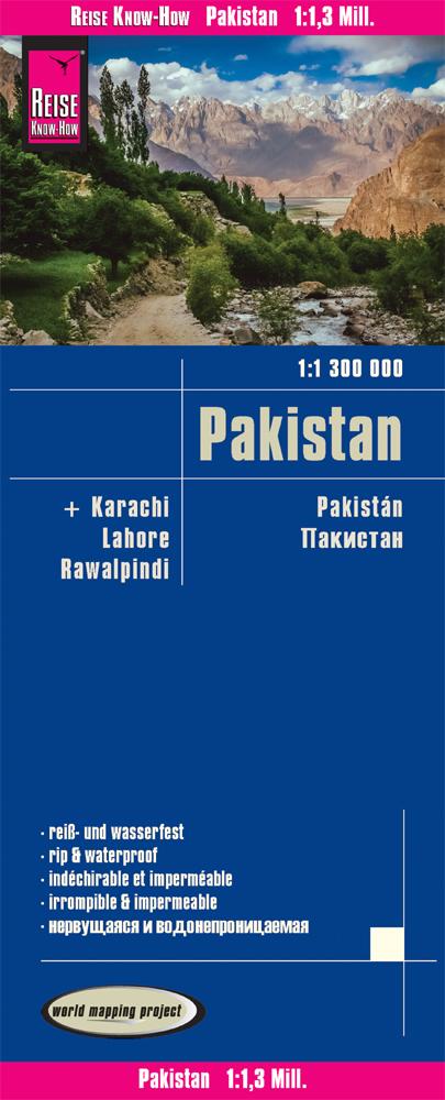 Reise Know-How Carte routière - Pakistan   Reise Know How