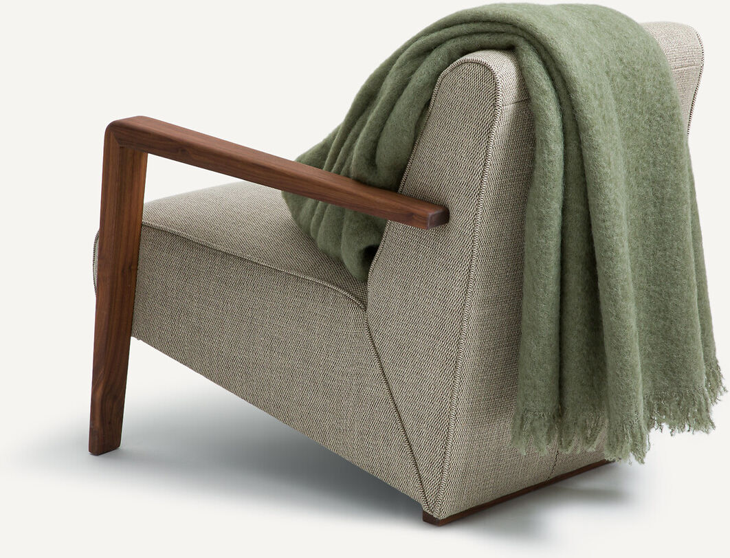 AM.PM Plaid uni, laine et polyamide, MANTAS