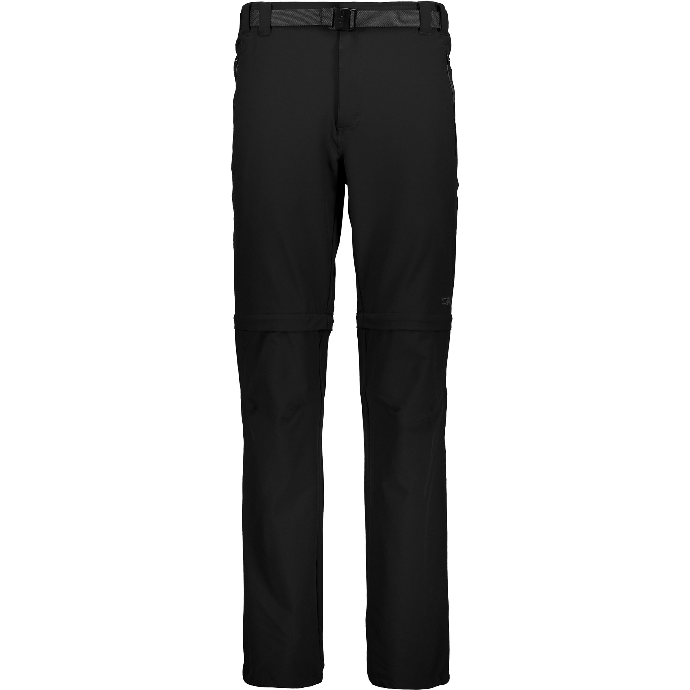 CMP Zip Off Trekking Hose Herren Zip-Hosen schwarz Größe 4XL Camping Elastisch