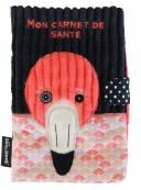 Les Déglingos Carnet de Santé Flamingos : un indispensable pour suivre sa santé - Sachet 1 protège-carnet