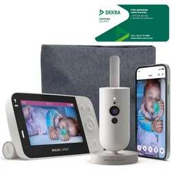 Philips Avent, Babyphone, Video Connected (Babyphone mit Kamera, 400 m)
