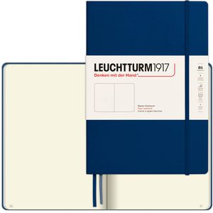 Leuchtturm1917 Notizbuch Composition, 366177, Karton Hardcover, Marine, 109 Blatt / 219 Seiten, 80 g/m², blanko, B5