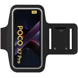 SmartFitness Sport Armband, Smartphone Sportarmband, Schwarz