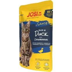 Josera JosiCat Katzennassnahrung 85g Dose Duck 14 x 85g