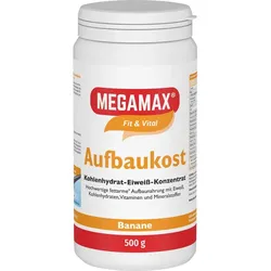 Megamax Aufbaukost Banane Pulver