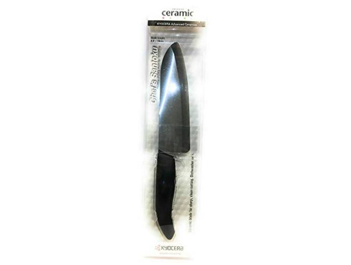 Kyocera FK-160-BK Keramikmesser Hergestellt in Japan Zirkonia, nicht reaktive Klinge, ausgewogen, leicht für die tägliche Zubereitung