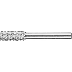 Pferd, Schleifmittel, Frässtift Hartmetallfrässtift zylindrisch mit Stirnverzahnung 8x20 mm Schaft ø 6 Zahnung ALLROUND (Allround)