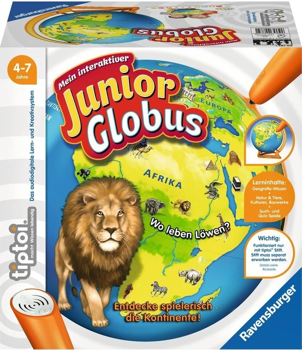 Ravensburger tiptoi Mein interaktiver Junior Globus
