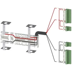 Siemens 3KC9833-3 Zubehör für 3KC8 Spannungsversorgungskabel für unterseitigen Anschluss 2-polig 3KC98333