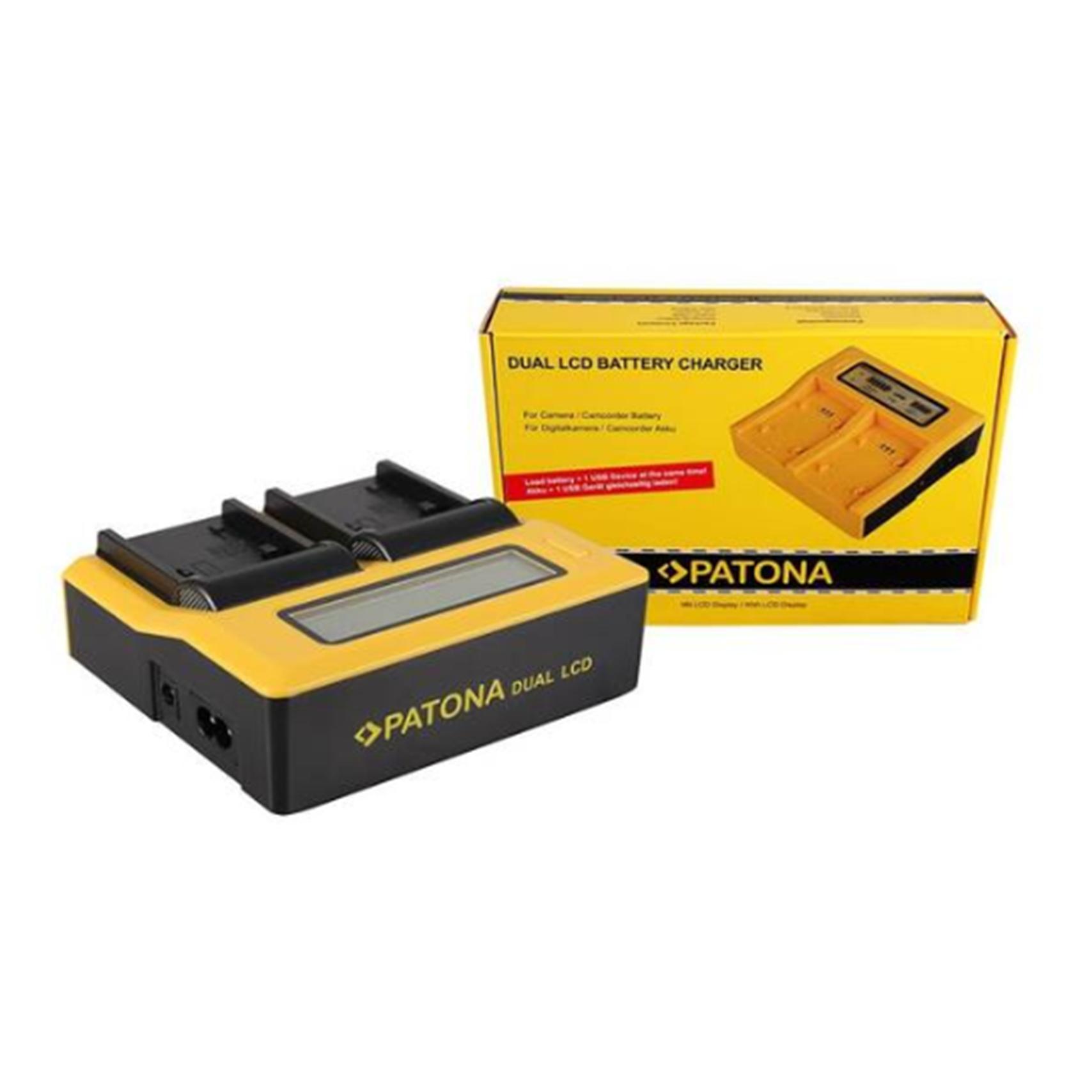 Patona Dual LCD Charger (Kamera Akku Ladegerät) (7557)