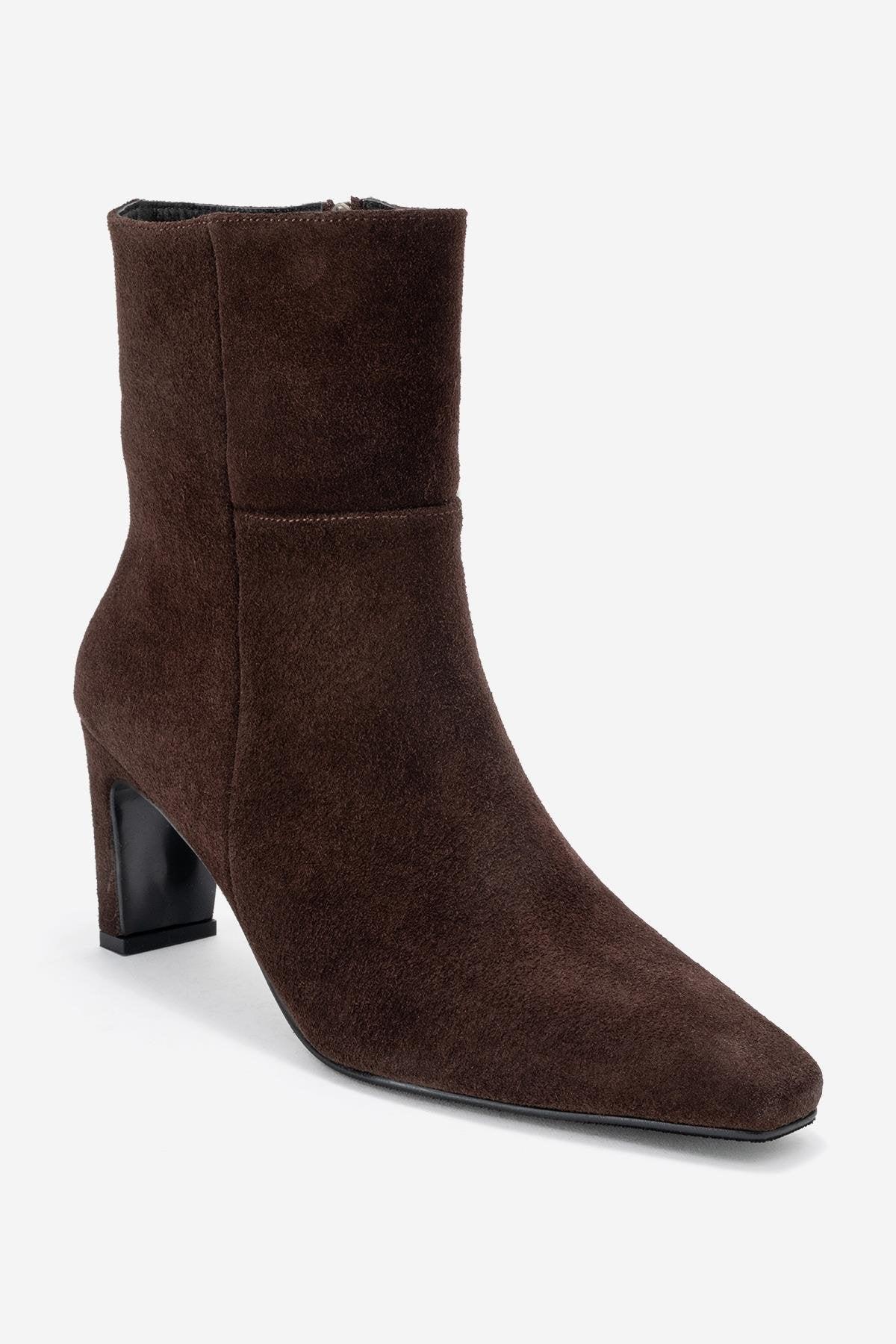 Kyoto Leder Blockabsatz Stiefel