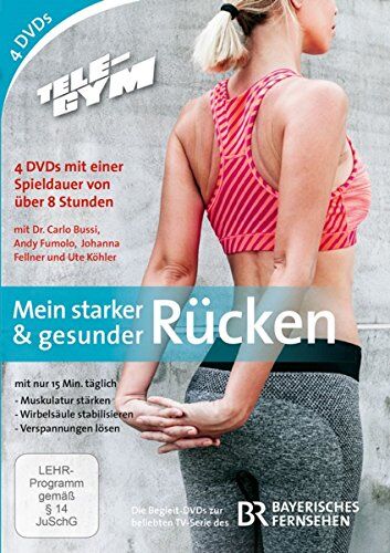 Peter Stückl - TELE-GYM Mein starker & gesunder Rücken Box [4 DVDs] - Preis vom 11.10.2026 03:10:56 h