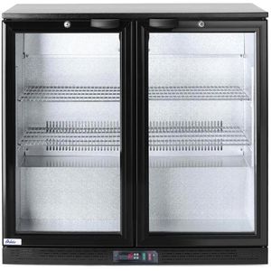 Arktic Getränkekühlschrank 235829, mit Glastür, abschließbar, zweitürig, mit 4 Ablagen, 198 Liter, 90 x 87 cm