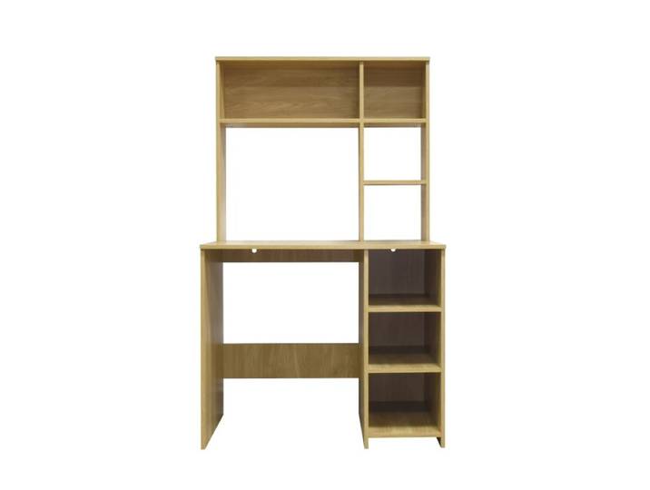 Bureau avec rangements RACHEL imitation chêne