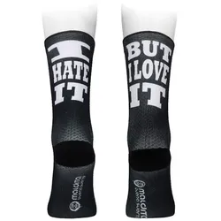 MALDITA BUENA SUERTE Socken Love & Hate | schwarz XL | 44-46