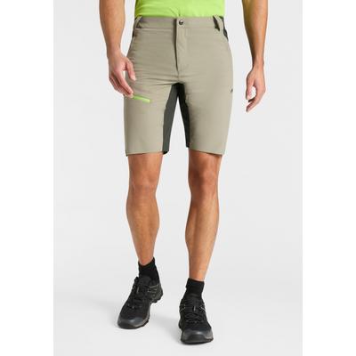 Funktionsshorts CMP, Herren, Gr. 54, N-Gr, beige (sage, pine), Obermaterial: 92% Polyamid, 8% Elasthan, Hosen, mit Reißverschluss, sportlicher Stil, pflegeleicht