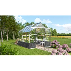 Vitavia Gewächshaus "Cassandra 8300",aluminium eloxiert,8,3 m2