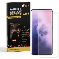 2x Panzerfolie für Oneplus 7T Pro FULL COVER Displayschutzfolie Displayfolie KLAR