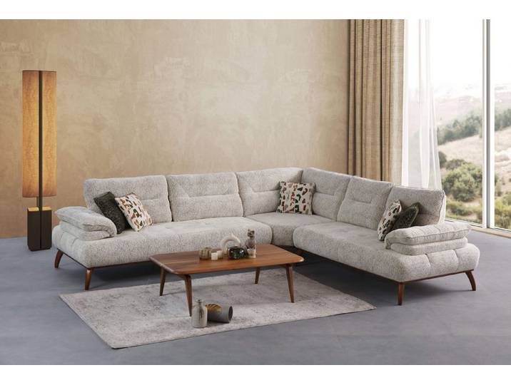 Villa Möbel Ecksofa Almond, 1 Teile, mit Relax-/Bettfunktion durch verstellbare Rückenlehne