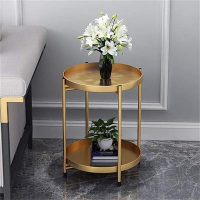 No Metal End Table