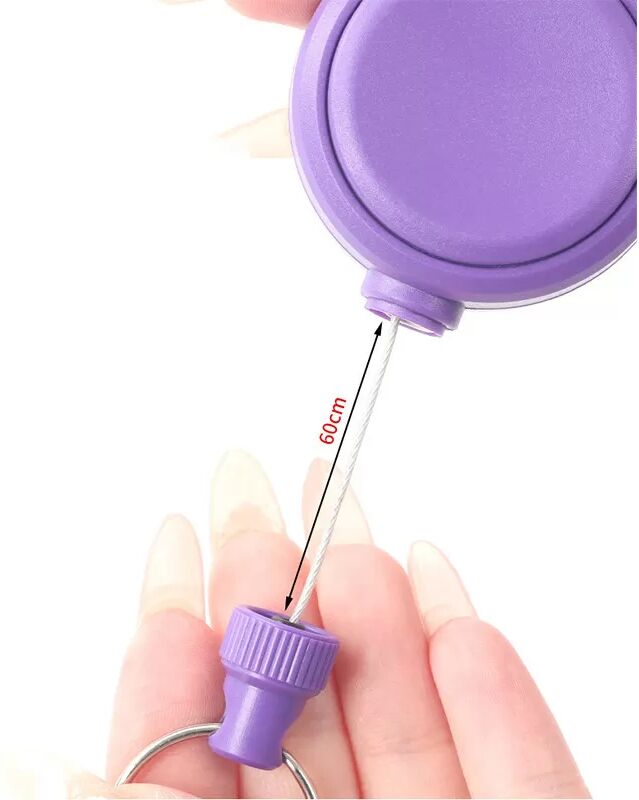 INF Porte-clés rétractable Violet