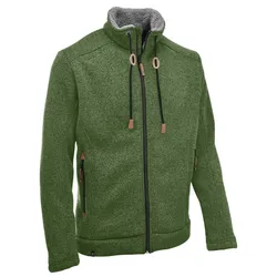 Maul Herren Lichtenau Strickfleecejacke - 54 - mineral green