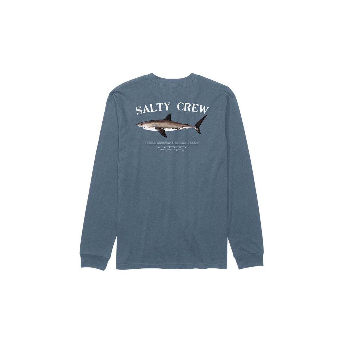 Salty Crew Bruce Boys Long Sleeve Tee slate (SLATE) XL 20135070Y-SLATE-XL