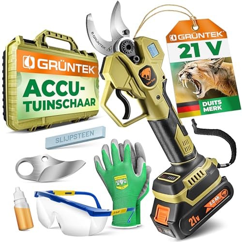 GRÜNTEK Accu Takkenschaar - Elektrische Accu Tuinschaar
