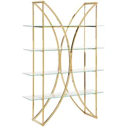 REGAL mit 4 Ebenen 175 cm Gold Hollow