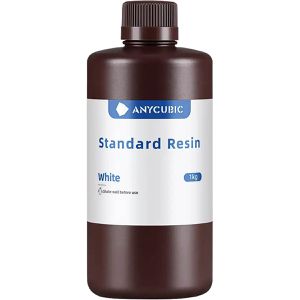 Anycubic Resin Standard, weiß, für 405 nm Wellenlänge, fest und formstabil, 1kg