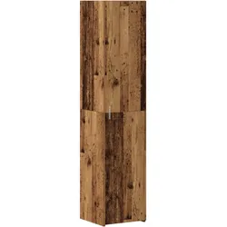 vidaXL Highboard Altholz 40x42.5x185 cm Holzwerkstoff