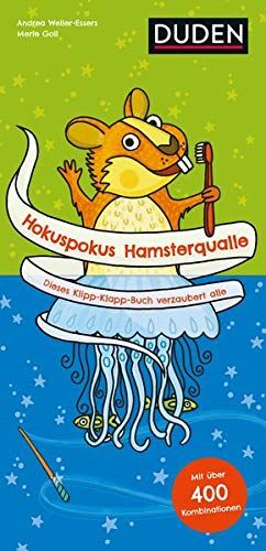 Andrea Weller-Essers - Hokuspokus Hamsterqualle - Dieses Klipp-Klapp-Buch verzaubert alle - Ab 4 Jahren - Preis vom 13.10.2026 19:28:25 h