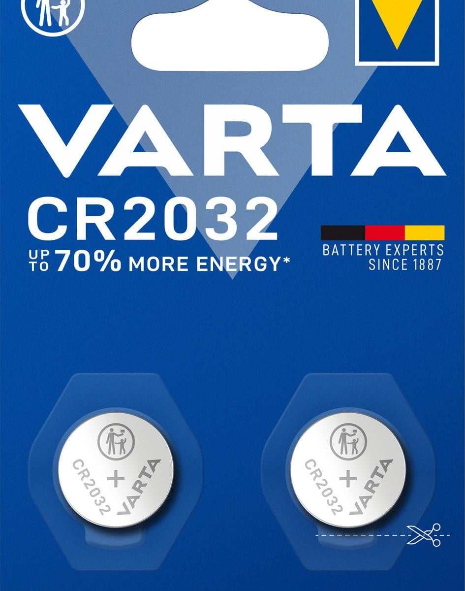 Varta Lithiumbatterij 3V CR2032 voor BIOS, 10 stuks