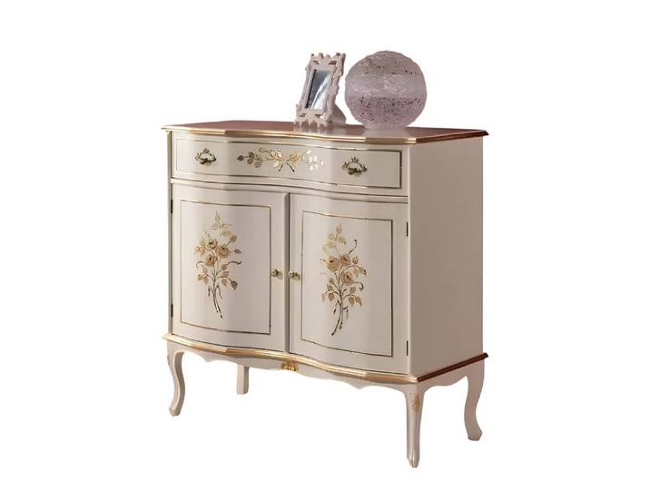 Xlmoebel Sideboard Elegantes weißes Sideboard aus Holz mit Schubladen (Sideboard, Sideboard), Hergestellt in Europa