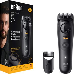 Braun Barttrimmer Series 5, BT5500, 20 Schnittstufen, mit Kammaufsatz