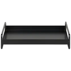 Dekotablett Leona in Schwarz