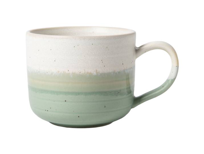 Kaffeetasse Coffee grün Stoneware H 8 cm 360 ml