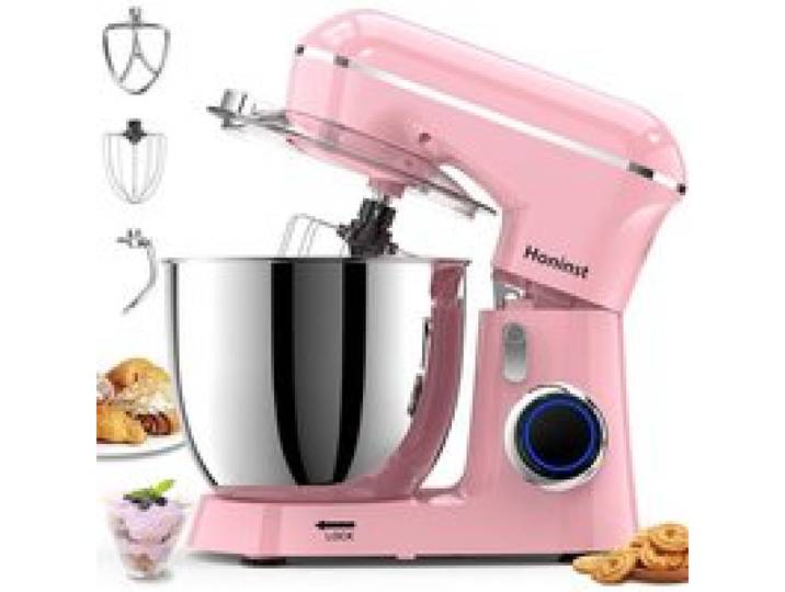 Robot Pétrisseur 1400W Bol Inox 6 5L 10 Vitesses Fouet Crochet Pétrisseur Batteur Et Pare-Éclaboussures