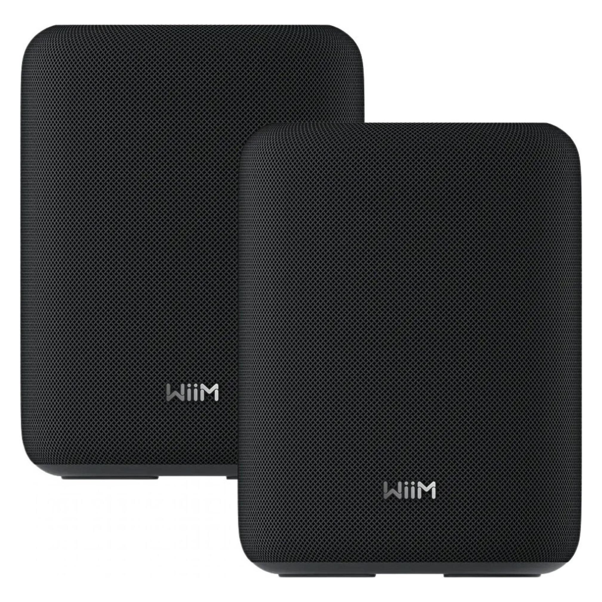 WiiM Sound LITE Twin Pack LPWISNDLTPB Schwarz (Bluetooth, Chromecast, WLAN) (LPWISNDLTPB)