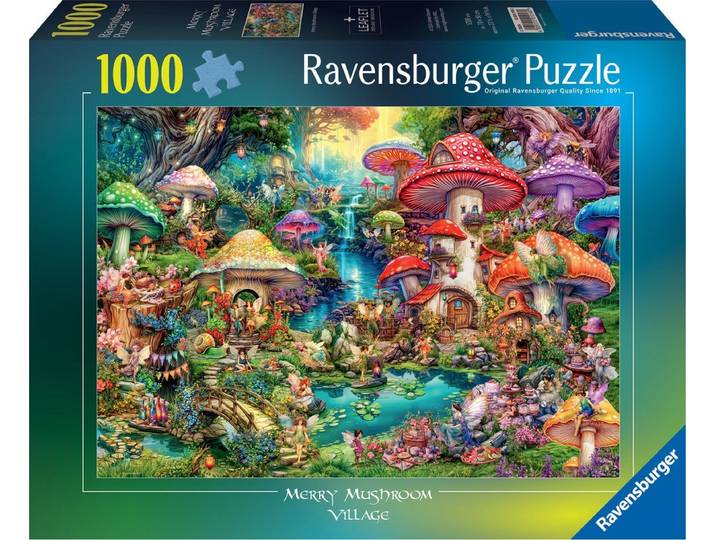 Ravensburger - Merry Mushroom Village - Puzzel - 1000 Stukjes